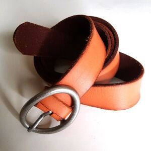 Lucky Brand Leather Belt size M/L 51" Long